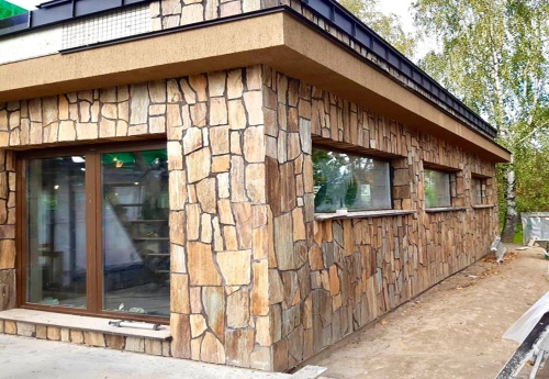 Плитняк кора дерева для фасада купить в Химках