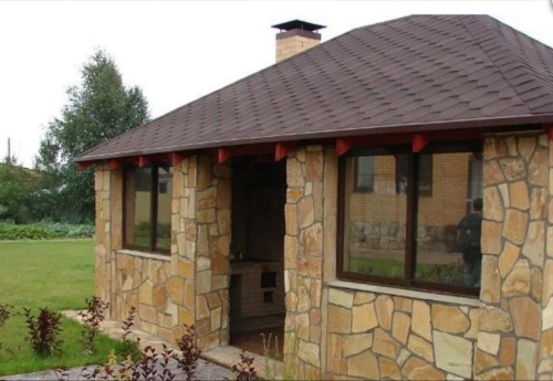 Плитняк златолит жёлтый для фасада 1,5-3 см купить в Химках