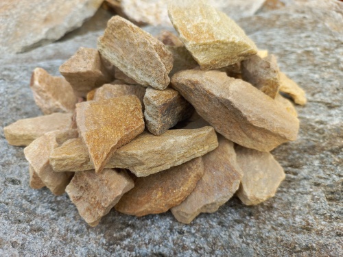 Златолит жёлтый декоративная каменная крошка купить в Химках