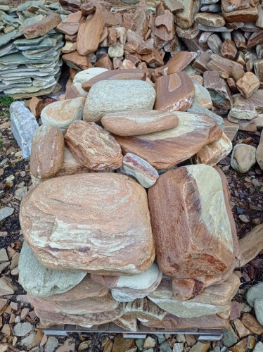 Златолит жёлтый, жёлто-зелёный глыбки и валуны для ланшафтного дизайна купить в Химках