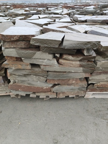 Плитняк песчаник серо-зелёный для мощения 60-65 мм купить в Химках